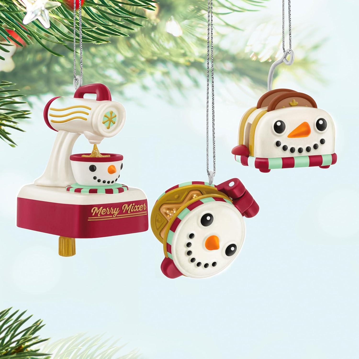 image:imageHallmark Keepsake Mini Christmas Ornaments 2025 Cooking Up Christmas Set of 3 Food GiftsCooking Up Christmas
