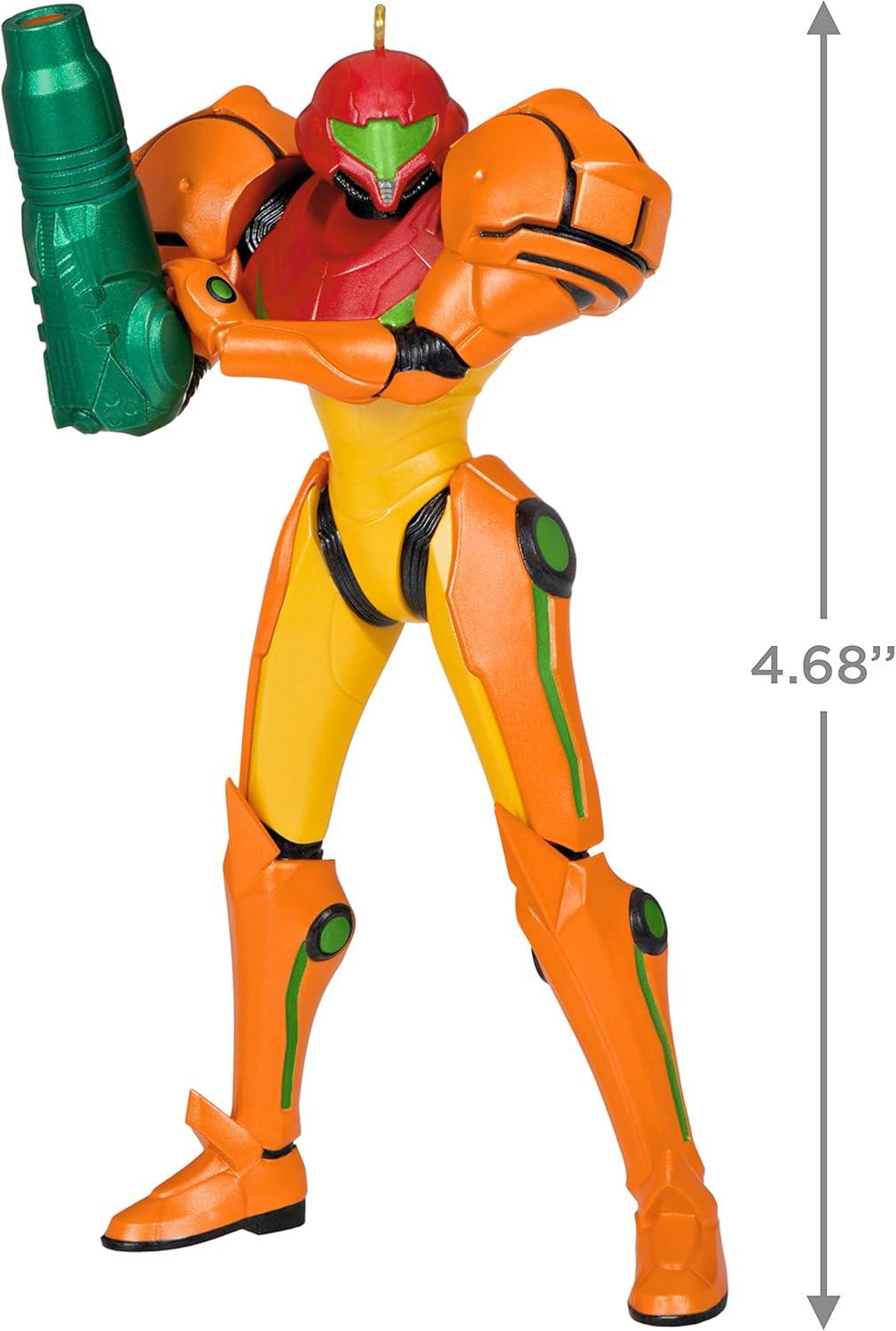 image:imageHallmark Keepsake Nintendo Christmas Tree Topper Super Mario Super Star with Light and Sound Gifts for GamersMetroid Samus