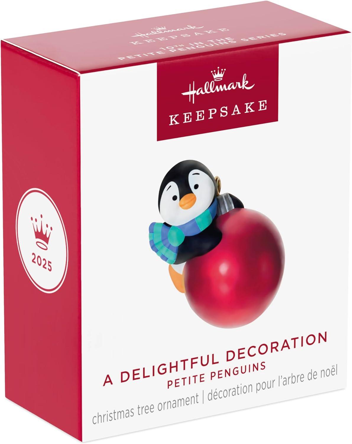 image:imageHallmark Keepsake Petite Penguins Mini Christmas Ornament A Delightful Decoration 1 Tiny Ornament for Tabletop Tree2025 Petite Penguins
