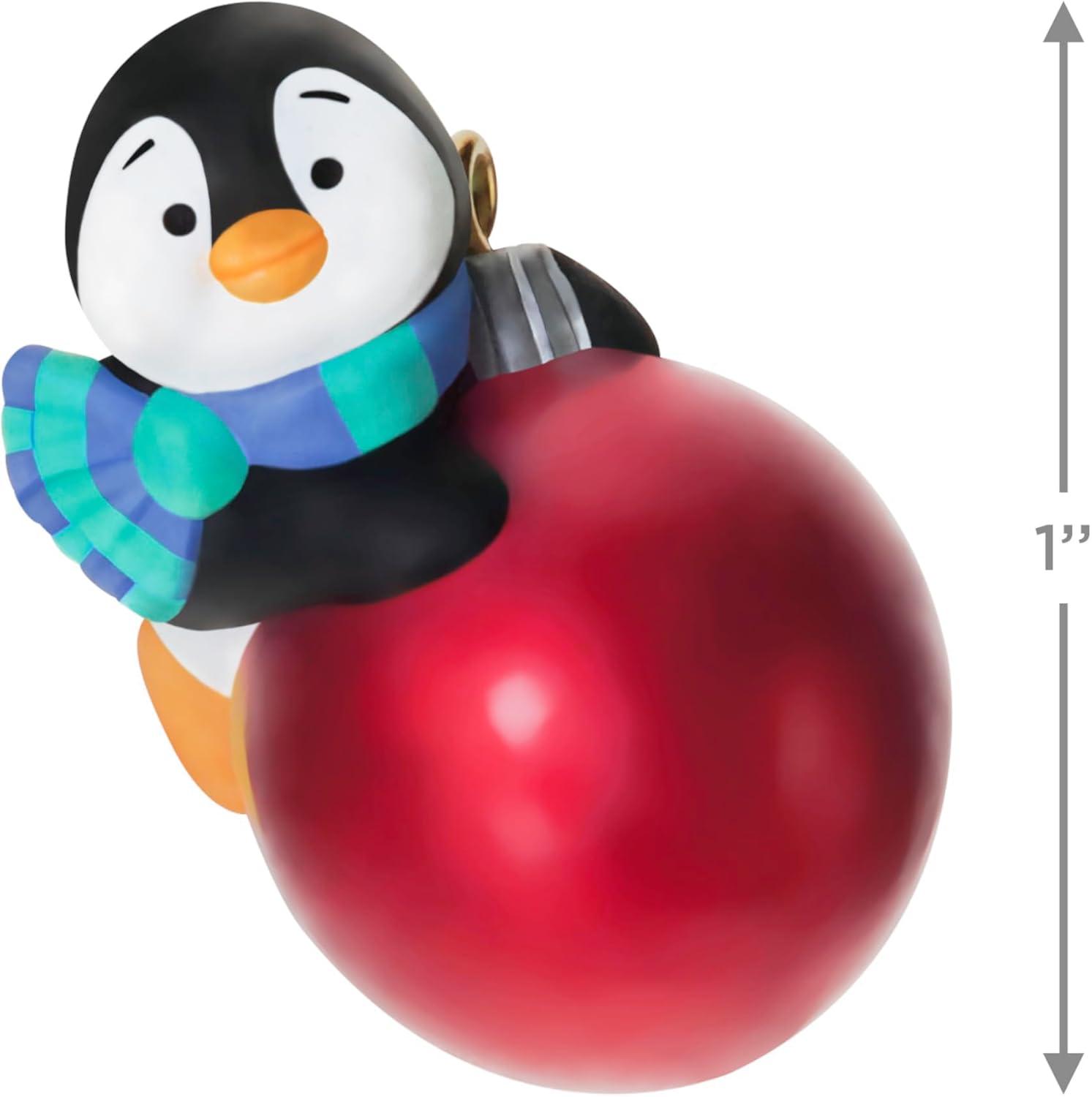 image:imageHallmark Keepsake Petite Penguins Mini Christmas Ornament A Delightful Decoration 1 Tiny Ornament for Tabletop Tree2025 Petite Penguins