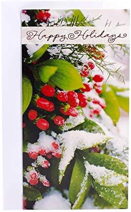 image:imageHallmark Pack of Christmas Money or Gift Card Holders Very Merry 6 Holiday Cards with EnvelopesWreath and Berries