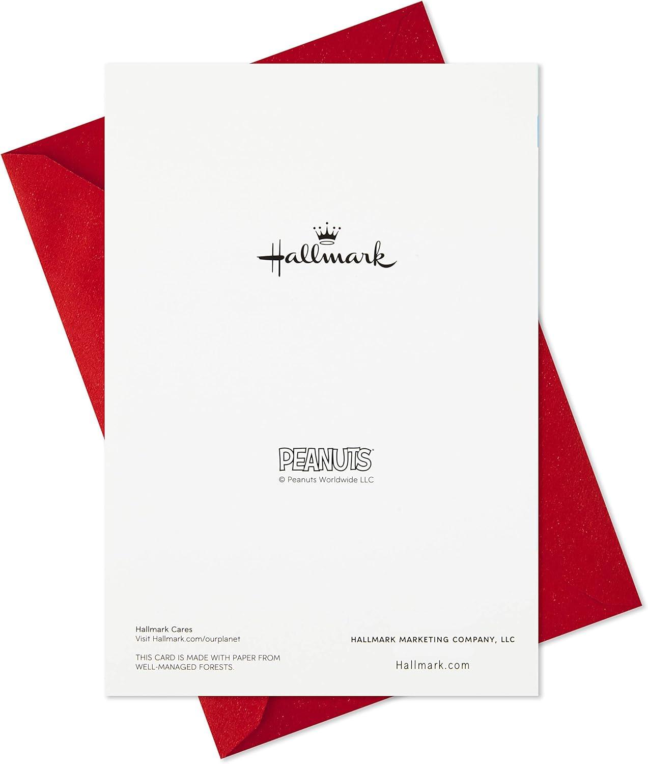 image:imageHallmark Pack of Peanuts Christmas Cards Ice Skating 10 Cards with EnvelopesMulticolor