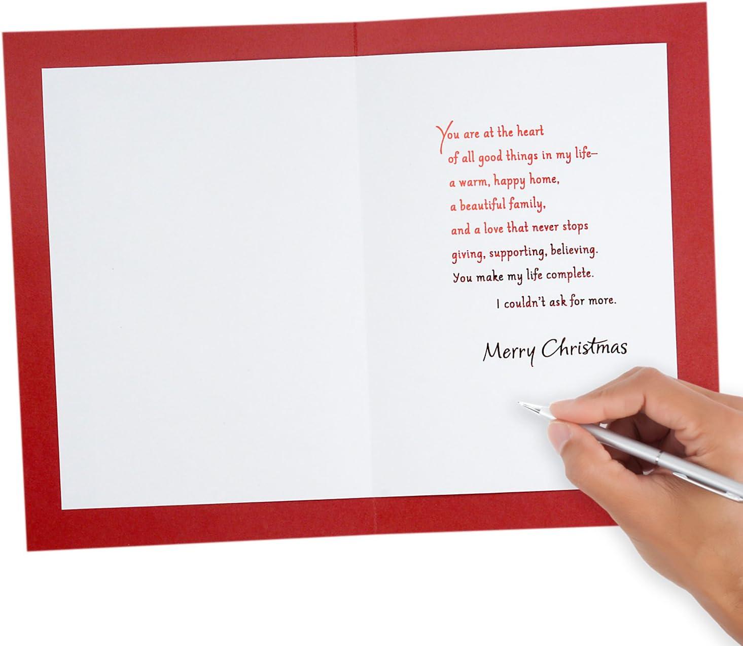 image:imageHallmark Romantic Christmas Card for Husband Wife Boyfriend Girlfriend I Love YouFor My Wife Winter Branch