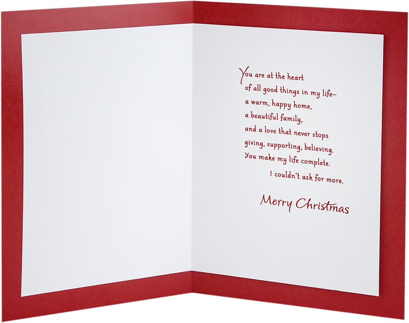 image:imageHallmark Romantic Christmas Card for Husband Wife Boyfriend Girlfriend I Love YouFor My Wife Winter Branch