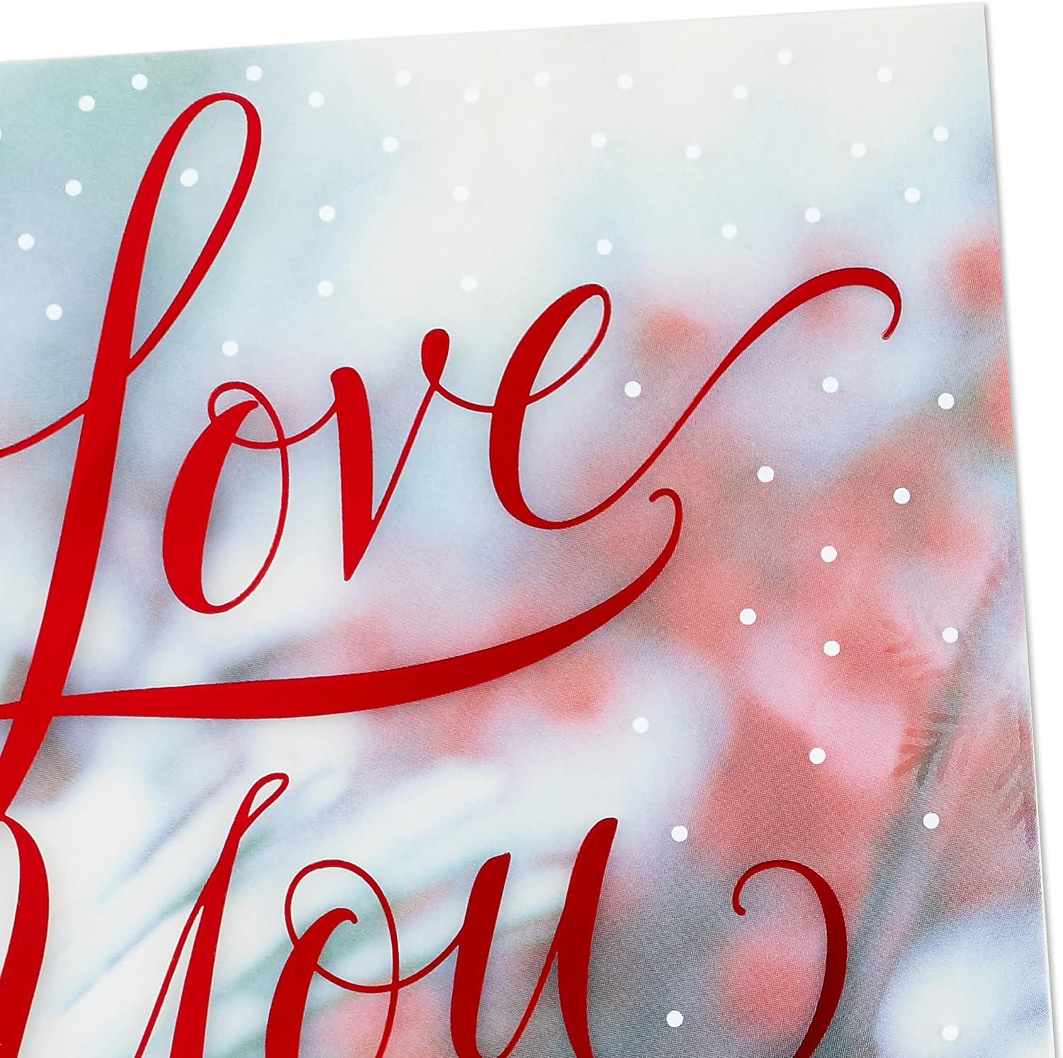 image:imageHallmark Romantic Christmas Card for Husband Wife Boyfriend Girlfriend I Love YouI Love You Everyday