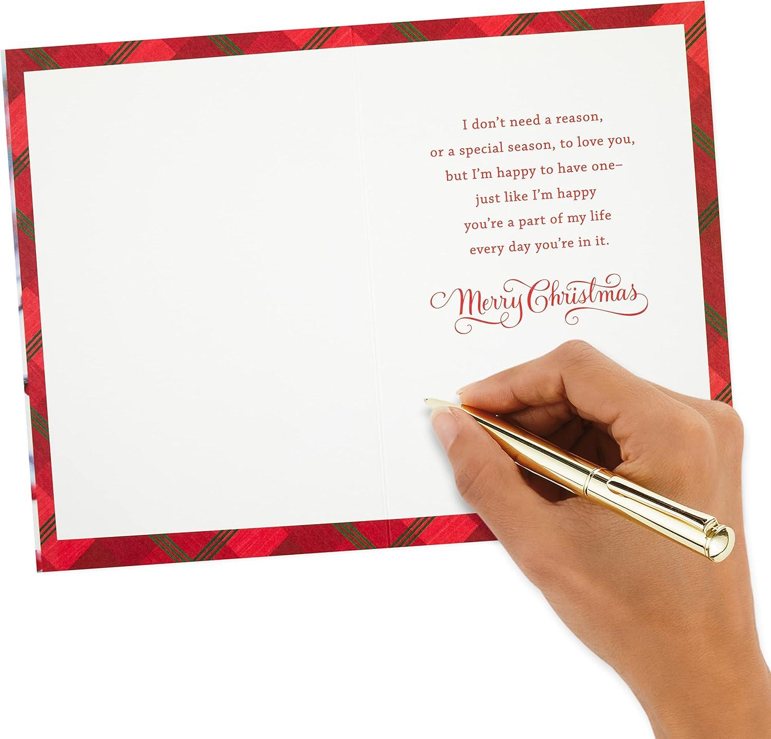 image:imageHallmark Romantic Christmas Card for Husband Wife Boyfriend Girlfriend I Love YouI Love You Everyday