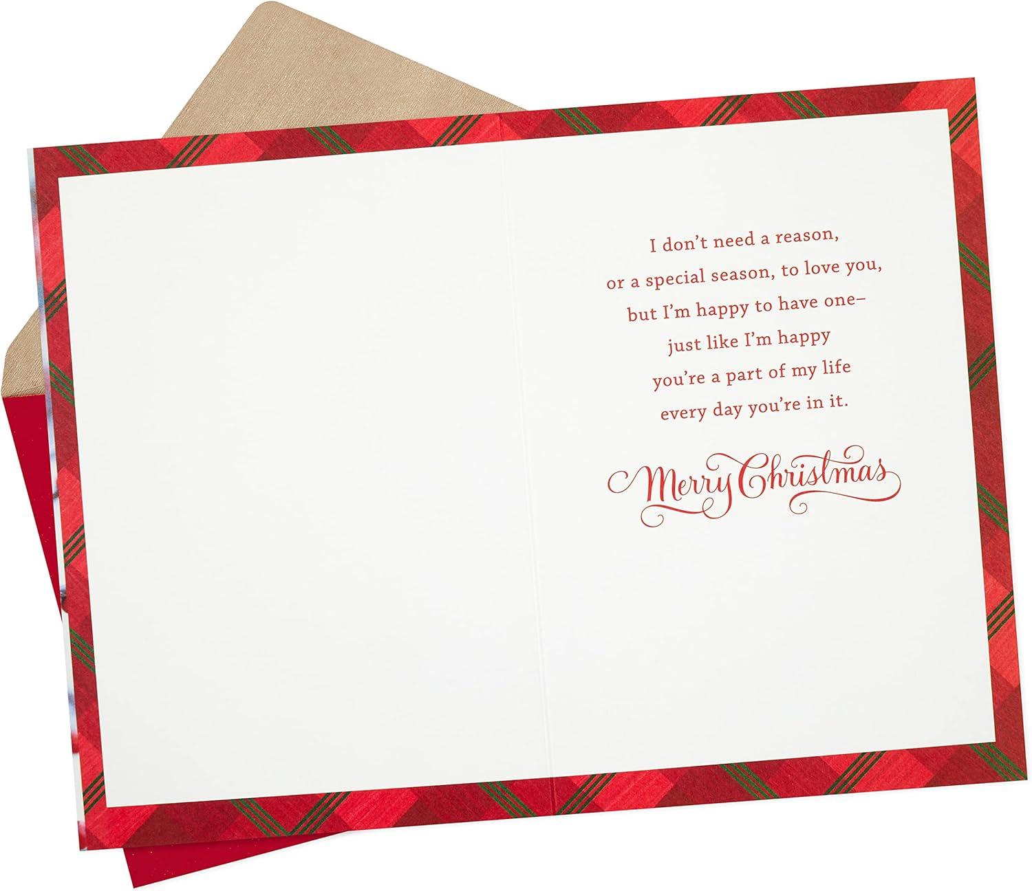 image:imageHallmark Romantic Christmas Card for Husband Wife Boyfriend Girlfriend I Love YouI Love You Everyday
