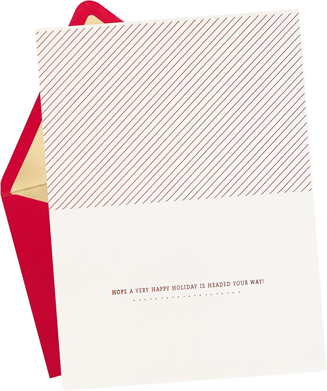 image:imageHallmark Signature Christmas Card Fun Surprises Santa Claus with GiftChristmas Train