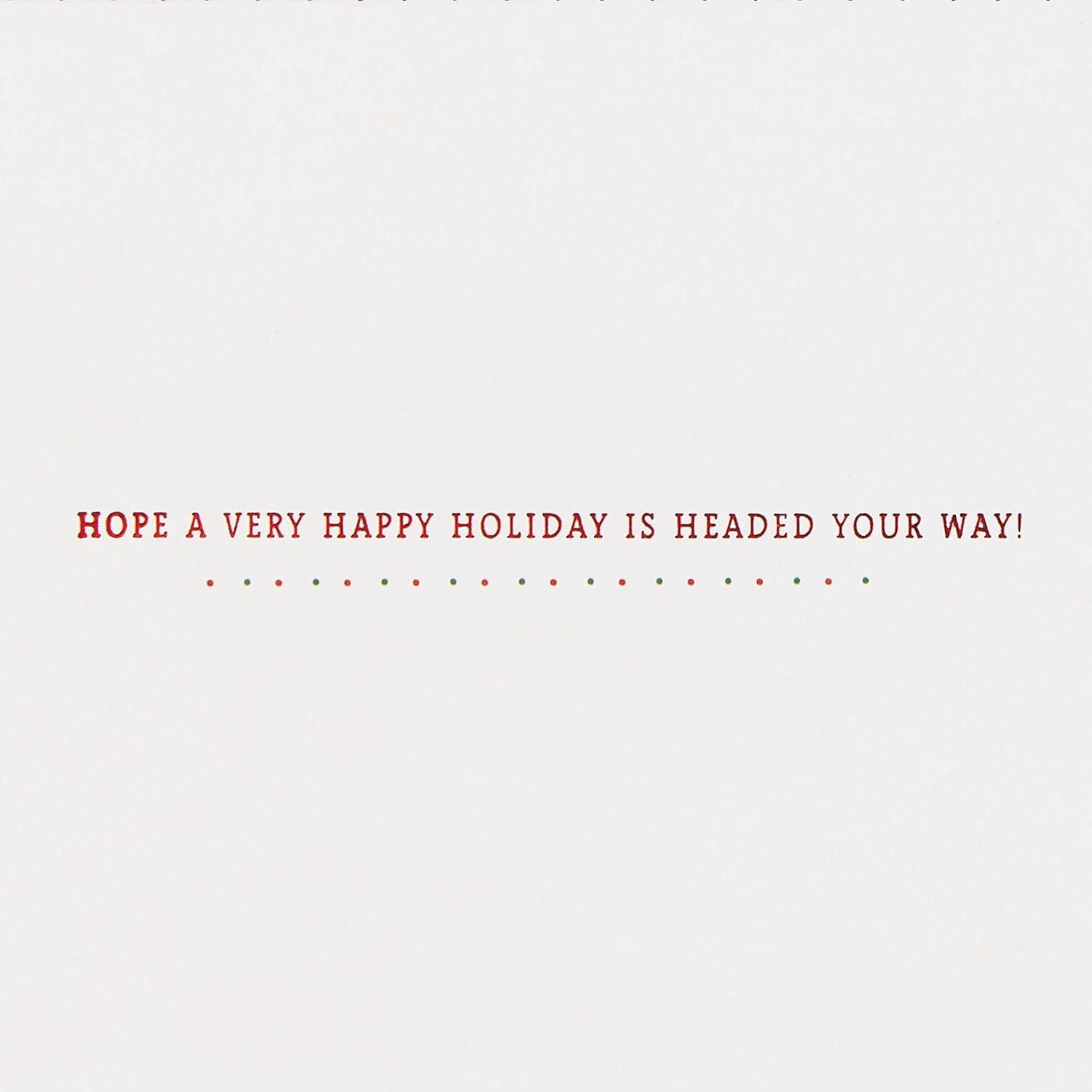 image:imageHallmark Signature Christmas Card Fun Surprises Santa Claus with GiftChristmas Train