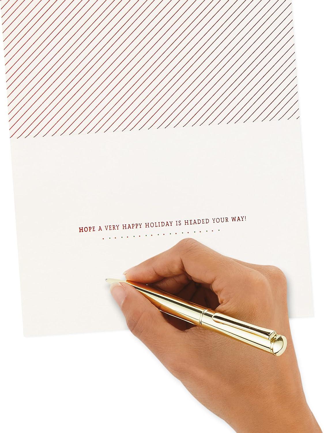 image:imageHallmark Signature Christmas Card Fun Surprises Santa Claus with GiftChristmas Train