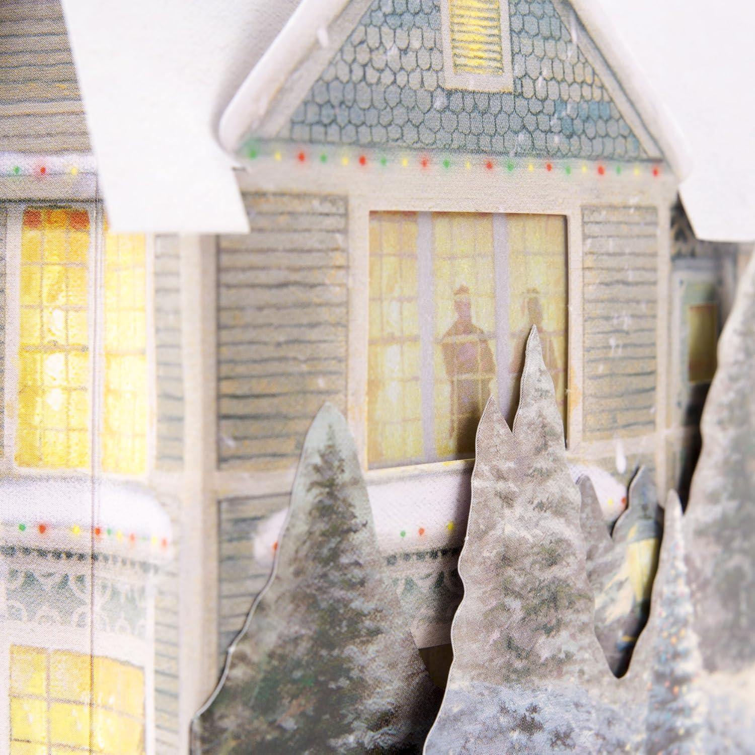 image:imageHallmark Signature Pop Up Christmas Card 3D Christmas Tree OrnamentKinkade House Pop Up Plays Music and Lights Up