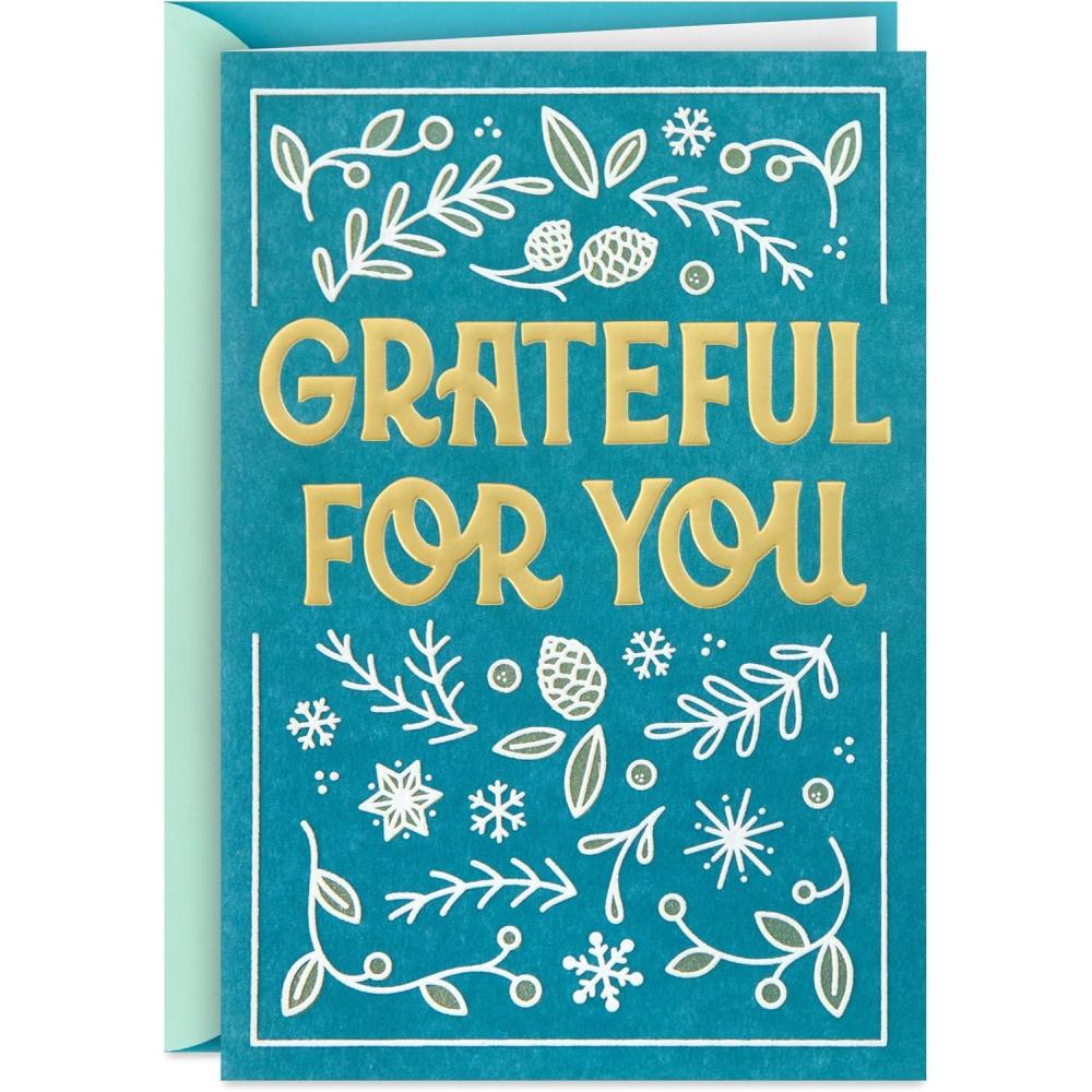 image:imageHallmark Christmas Thank You Card Grateful For You for Teachers Coworkers Essential Workers5 inches x 72 inches
