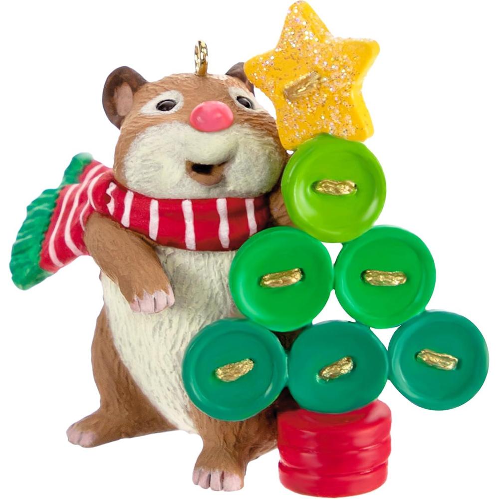 image:imageHallmark Keepsake Christmas Ornament 2024 Cute as a Button Gifts for Animal Lovers2023 Cute as a Button