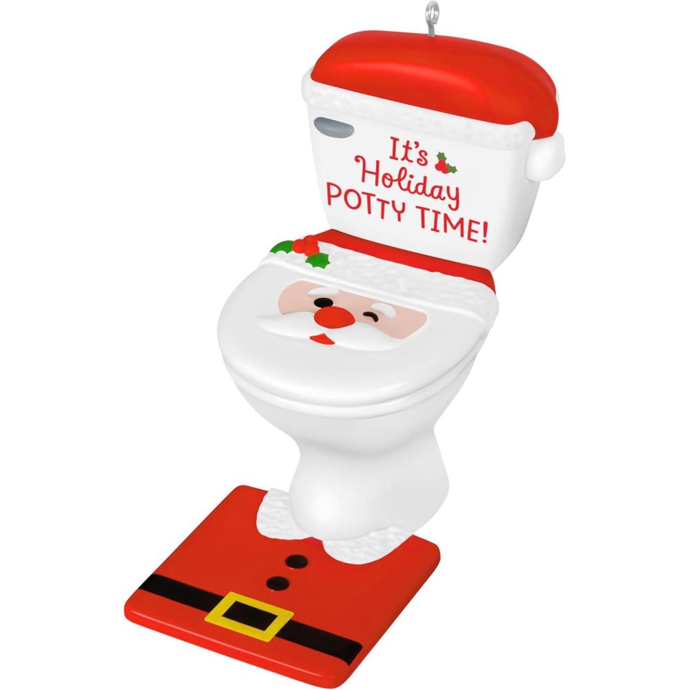image:imageHallmark Keepsake Christmas Ornament 2024 Its Holiday Potty Time Funny GiftsIts Holiday Potty Time