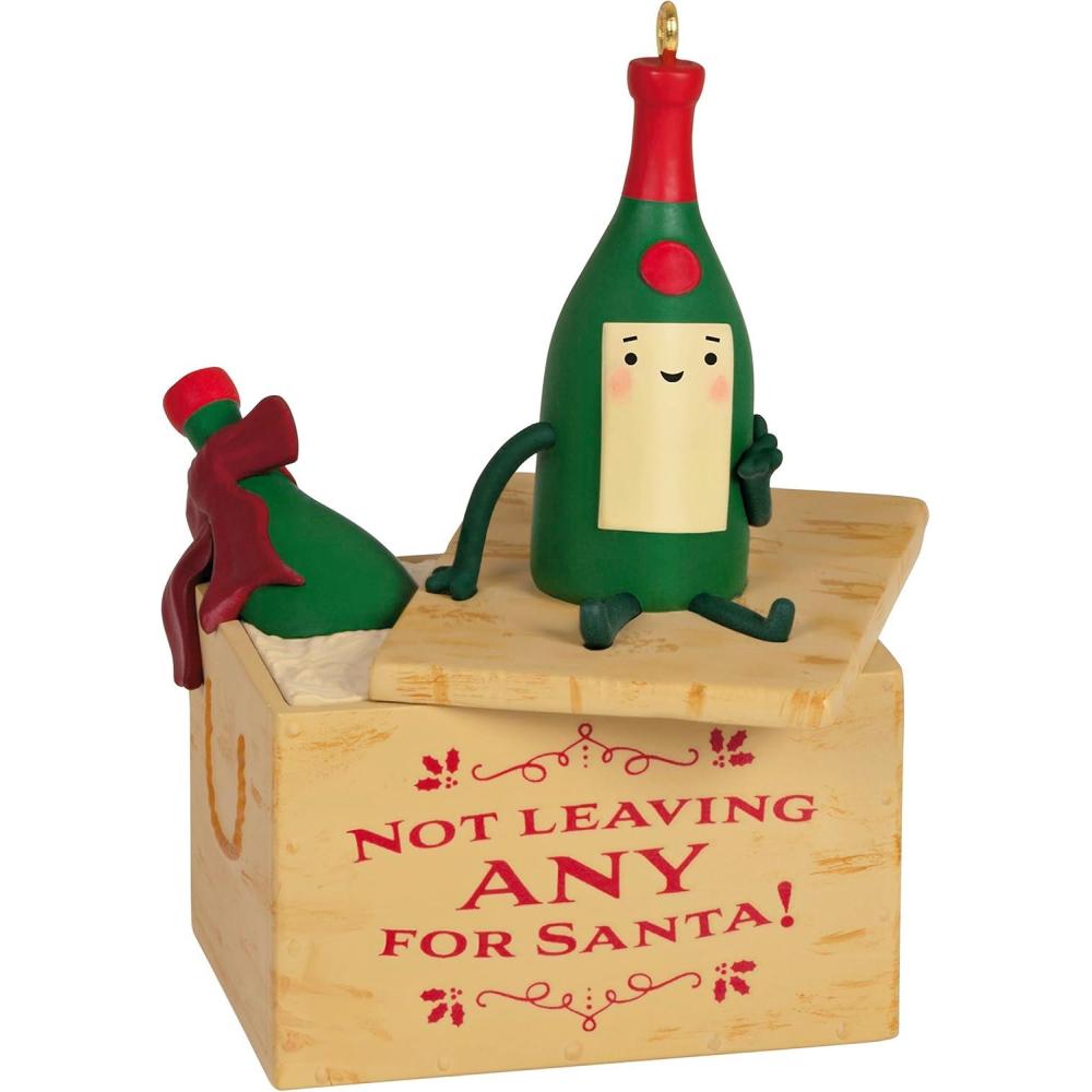 image:imageHallmark Keepsake Christmas Ornament 2024 Muletide Cheer Funny GiftsA Case of Christmas Cheer