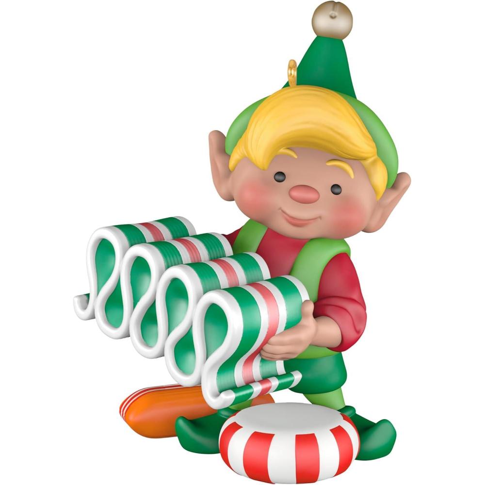 image:imageHallmark Keepsake Christmas Ornament 2024 North Pole Tree Trimmers Band Collection Stuey On Sax Musical With Light Music Gifts2025 North Pole Tree Trimmers