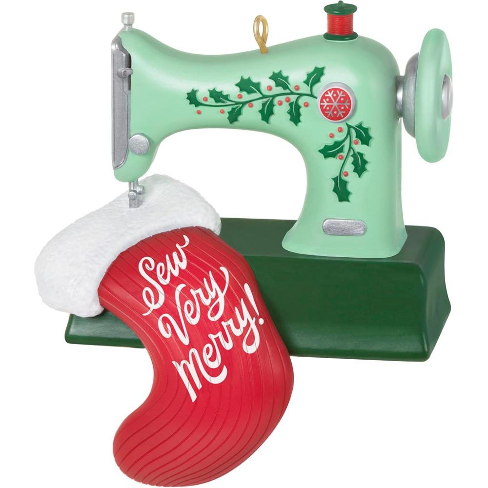 image:imageHallmark Keepsake Christmas Ornament 2024 We Needle Little Christmas Gifts for CraftersSewing Machine