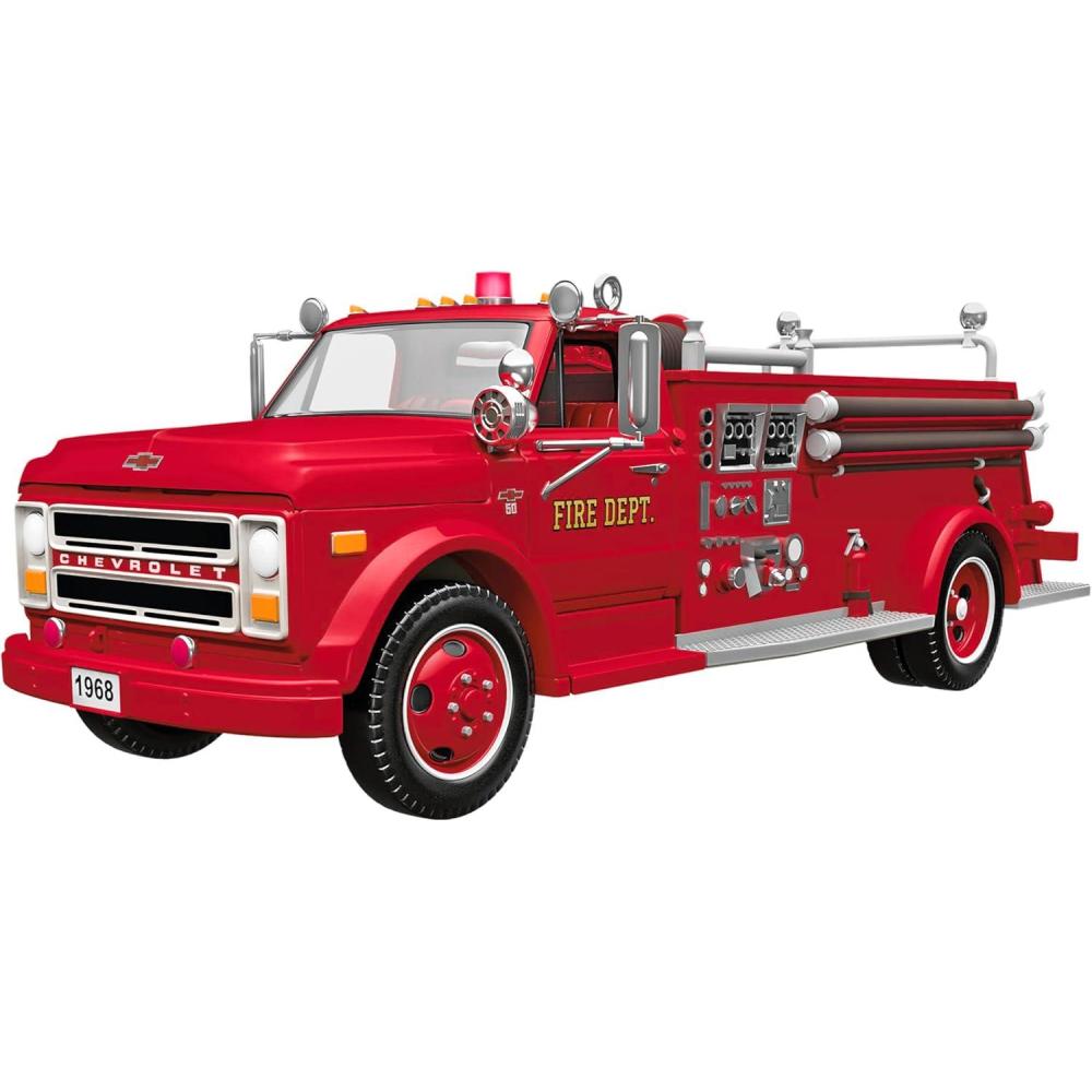 image:imageHallmark Keepsake Christmas Ornament 2025 Fire Brigade 1968 Chevrolet Fire Engine 2025 with Light Hobby Gifts1968 Chevrolet Fire Engine