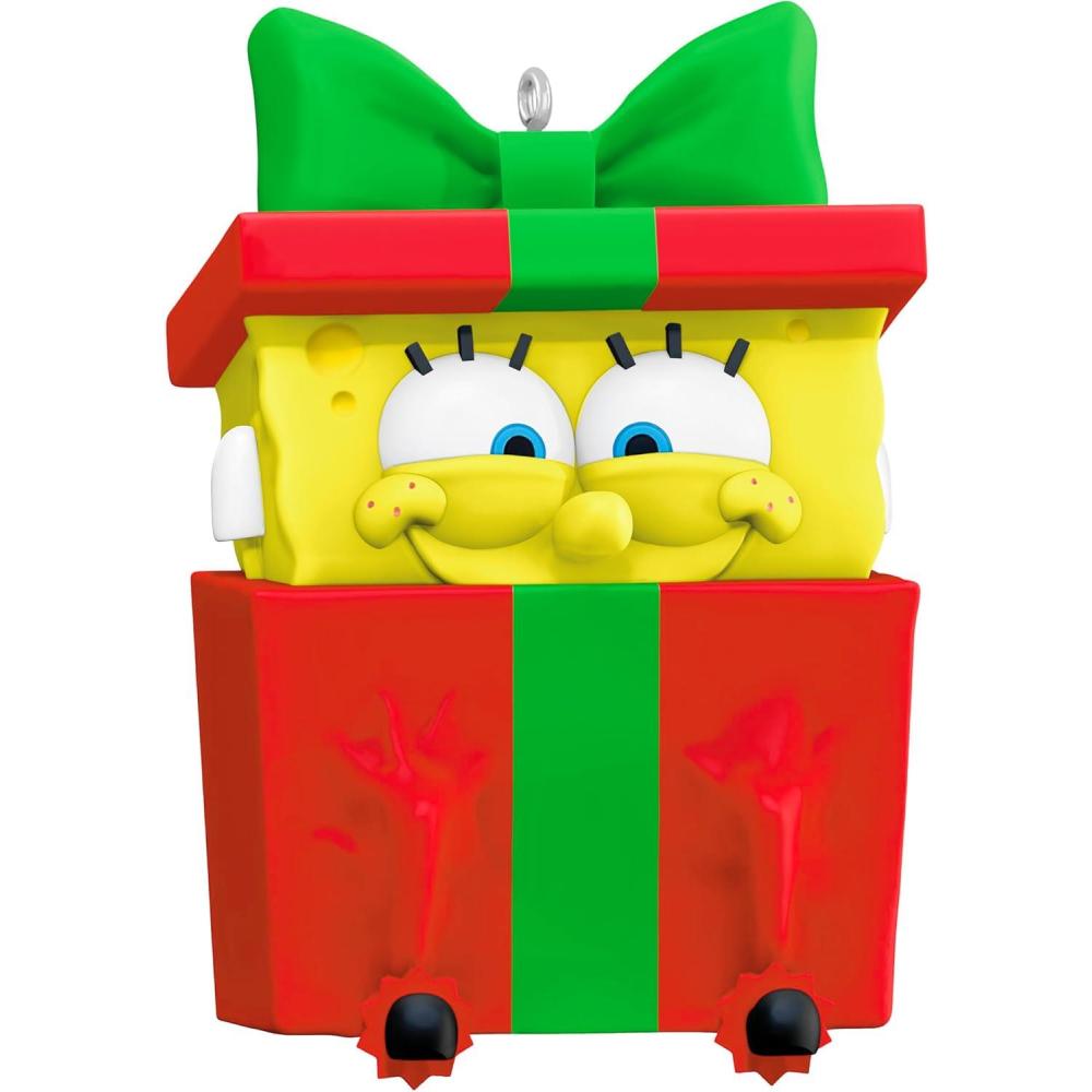 image:imageHallmark Keepsake Christmas Ornament 2025 Nickelodeon Spongebob Squarepants SpongeBoxed for Christmas Cartoon GiftsSpongeBoxed for Christmas