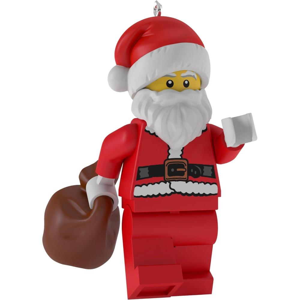 image:imageHallmark Keepsake Christmas Ornament Brick Suit Girl LEGO Minifigure Gifts for LEGO FansSanta Claus LEGO Minifigure