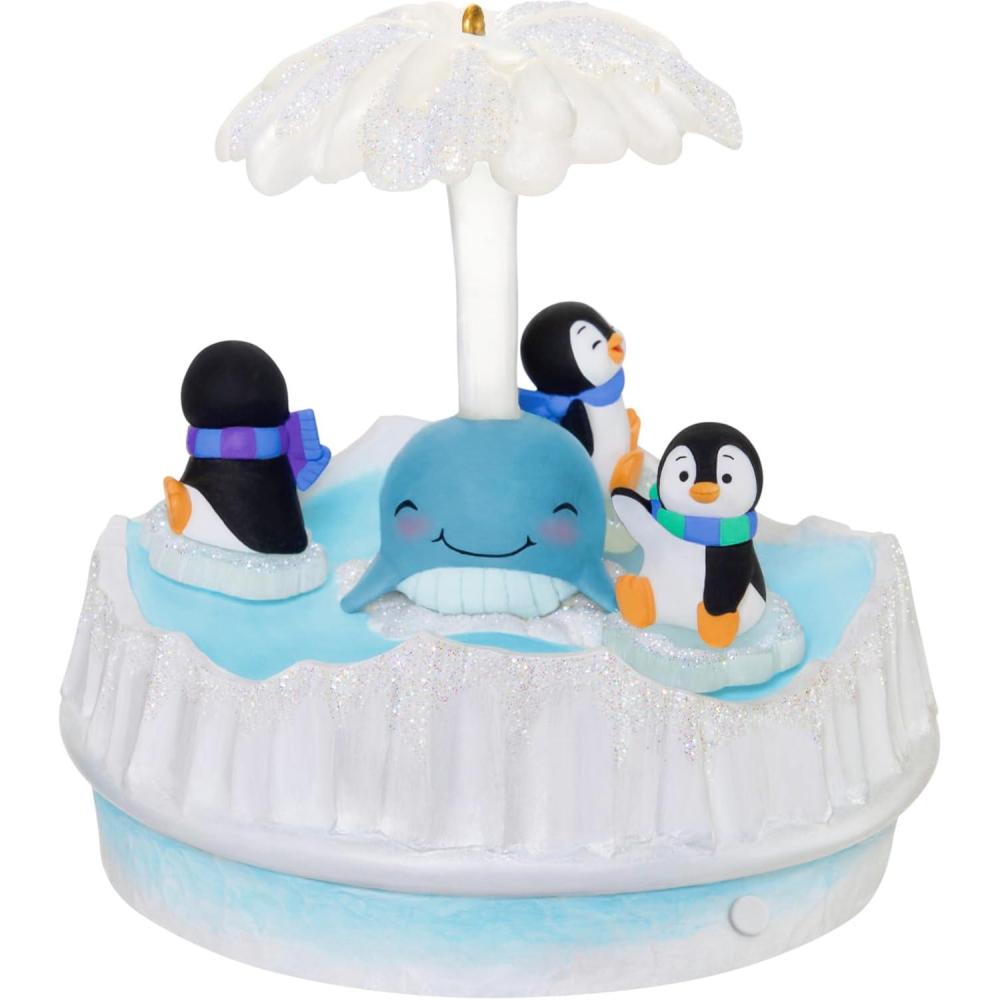 image:imageHallmark Keepsake Christmas Ornament Playful Penguins Musical with Light and MotionPlayful Penguins with Whale