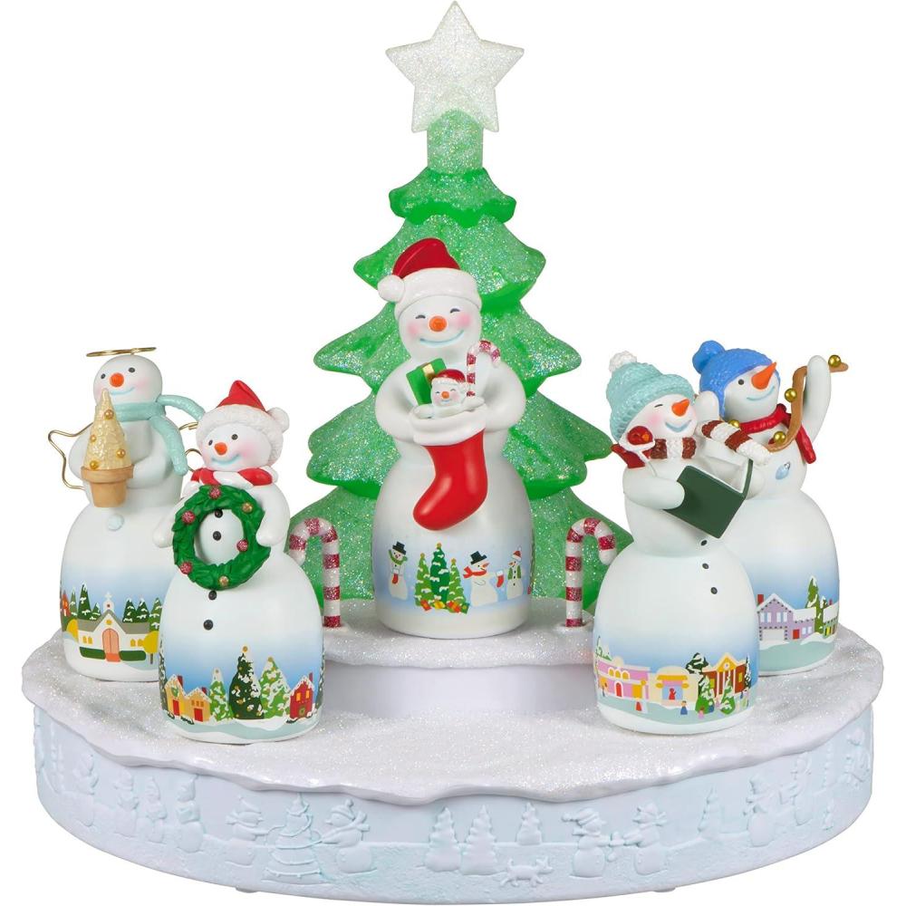 image:imageHallmark Keepsake Christmas Tabletop Decoration 2025 Up on the Housetop Musical With Light and Motion Christmas DecorationsSnowtop Lodge
