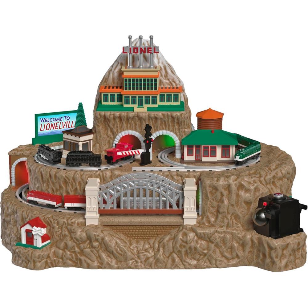 image:imageHallmark Keepsake Christmas Tabletop Decoration Lionel Trains Lionelville with Light Sound and Motion Gifts for Train LoversLionelville