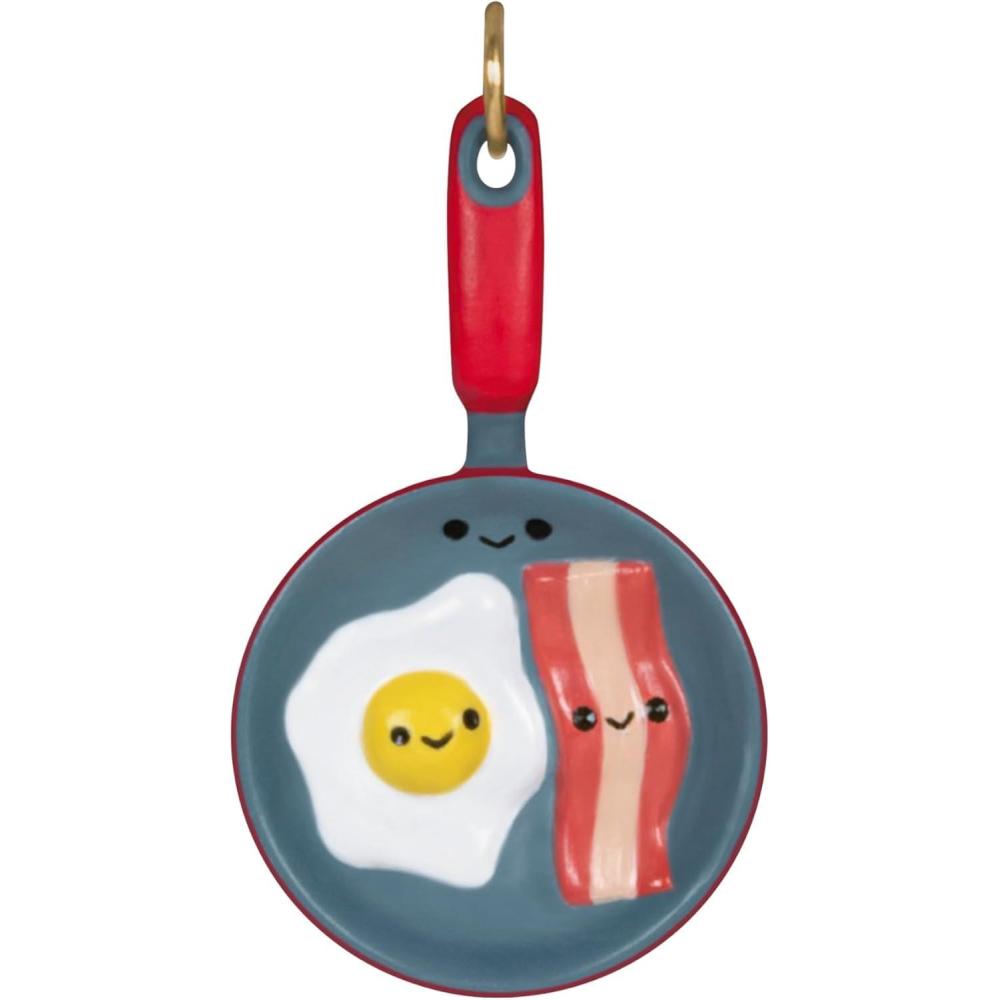 image:imageHallmark Keepsake Mini Christmas Ornament Two Scoops of Fun 075 Tiny Ornament for Tabletop TreeBacon and Eggs