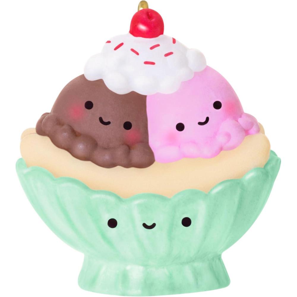 image:imageHallmark Keepsake Mini Christmas Ornament Two Scoops of Fun 075 Tiny Ornament for Tabletop TreeTwo Scoops of Fun