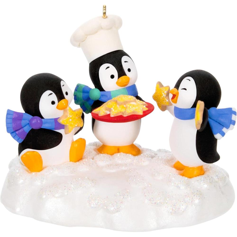 image:imageHallmark Keepsake Mini Christmas Ornaments 2025 Cooking Up Christmas Set of 3 Food GiftsCookie Exchange