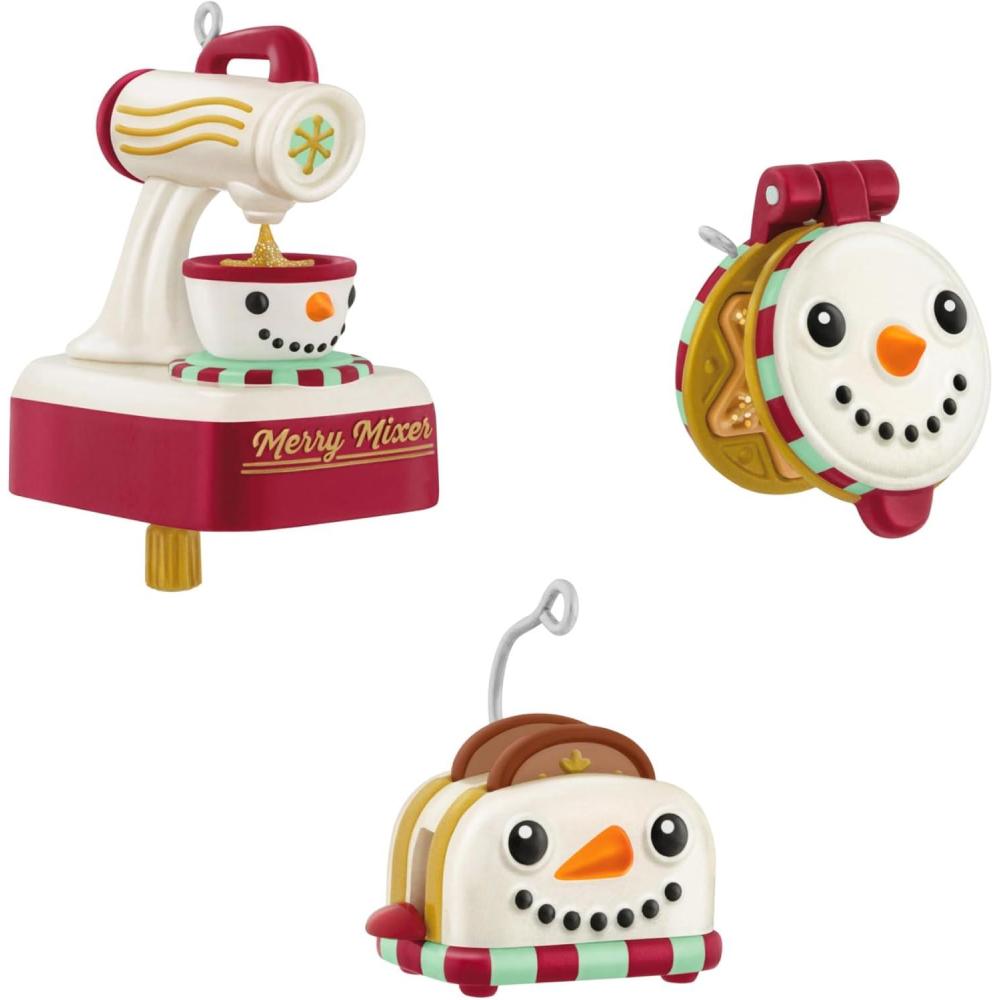 image:imageHallmark Keepsake Mini Christmas Ornaments 2025 Cooking Up Christmas Set of 3 Food GiftsCooking Up Christmas