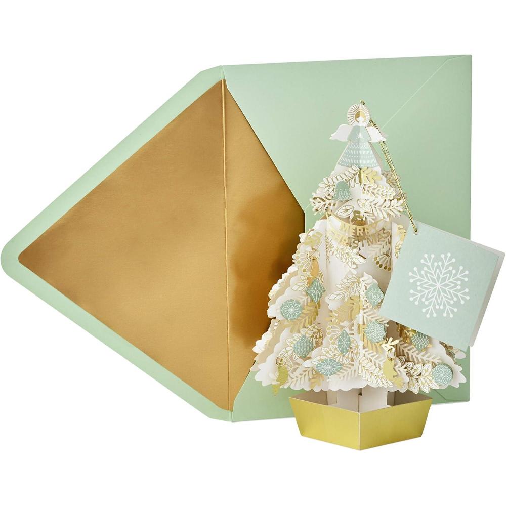 image:imageHallmark Signature Pop Up Christmas Card 3D Christmas Tree OrnamentElegant Christmas Tree