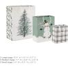 Hallmark Assorted Retro Santa Christmas Gift Bags (8 Bags: 2 Small 6″, 2 Medium 9″, 2 Large 13″, 2 Bottle 13″) Black and Red Plaid, Sleigh, Tree(Sage Green Assortment)