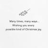 Hallmark Blush Pink Holiday Boxed Cards (16 Cards and 16 Envelopes) Gold and Pink Artistic Tree, Merry Christmas(Christmas Joy)