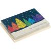 Hallmark Bulk Glittery Holiday Boxed Cards (40 Cards and 40 Envelopes) Fa La La Skiing Penguins, Donut, Pink Garland(Rainbow Trees)
