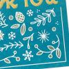 Hallmark Christmas Thank You Card (Grateful For You) for Teachers, Coworkers, Essential Workers(5 inches x 7.2 inches)