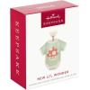 Hallmark Keepsake 1″ Miniature Christmas Ornament 2024, Mini New Li’l Wonder, Porcelain, Baby Gift(2024 New Lil’ Wonder)