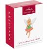 Hallmark Keepsake 1.12″ Miniature Christmas Ornament 2024, Mini Cute Carnation Fairy, Gift for Her(Cute Carnation Fairy)
