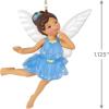 Hallmark Keepsake 1.12″ Miniature Christmas Ornament 2024, Mini Cute Carnation Fairy, Gift for Her(Pansy Fairy)