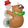 Hallmark Keepsake Christmas Ornament 2024, Cute as a Button, Gifts for Animal Lovers(2024 Cute as a Button)