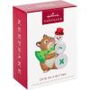 Hallmark Keepsake Christmas Ornament 2024, Cute as a Button, Gifts for Animal Lovers(2024 Cute as a Button)