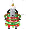 Hallmark Keepsake Christmas Ornament 2024, Muletide Cheer, Funny Gifts(Baaaaah Humbug!)