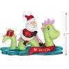 Hallmark Keepsake Christmas Ornament 2024, Muletide Cheer, Funny Gifts(Santa and Loch Ness Monster)