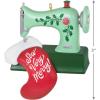 Hallmark Keepsake Christmas Ornament 2024, We Needle Little Christmas, Gifts for Crafters(Sewing Machine)