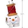 Hallmark Keepsake Christmas Ornament 2024, We Needle Little Christmas, Gifts for Crafters(Snowman Thread)