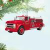 Hallmark Keepsake Christmas Ornament 2025, Fire Brigade 1968 Chevrolet Fire Engine 2025 with Light, Hobby Gifts(1968 Chevrolet Fire Engine)