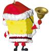 Hallmark Keepsake Christmas Ornament 2025, Nickelodeon Spongebob Squarepants Sponge-Boxed for Christmas, Cartoon Gifts(SpongeBob Santa)