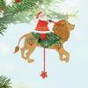 Hallmark Keepsake Christmas Ornament, Birch Penguin, Gifts for Penguin Lovers(Pull-String Lion)