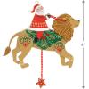 Hallmark Keepsake Christmas Ornament, Birch Penguin, Gifts for Penguin Lovers(Pull-String Lion)