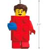 Hallmark Keepsake Christmas Ornament, Brick Suit Girl LEGO Minifigure, Gifts for LEGO Fans(Brick Suit Guy LEGO Minifigure)
